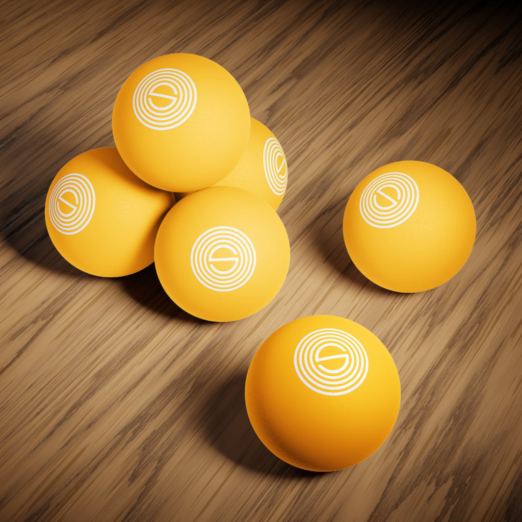 Orange SEVCO Seal Ping Pong Balls