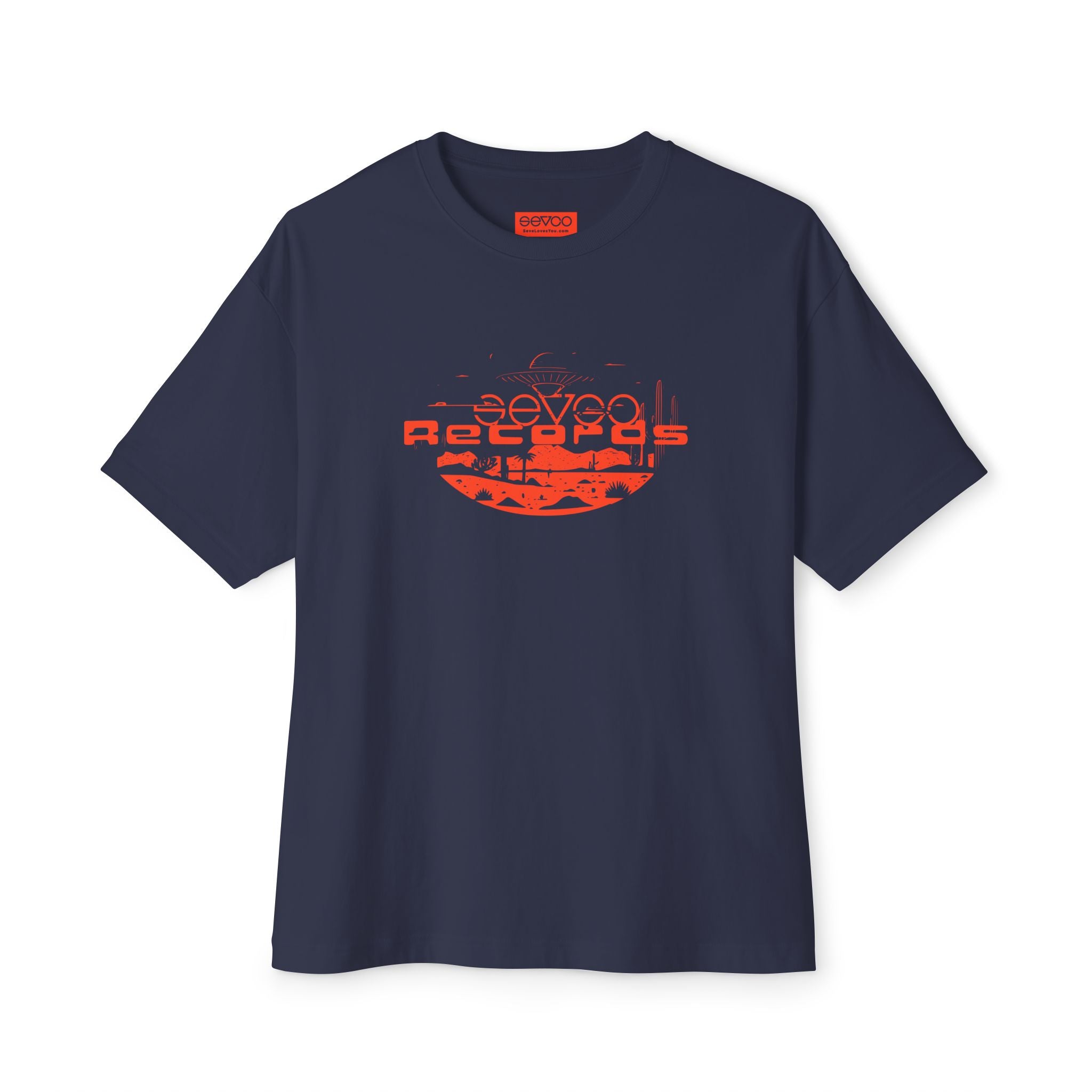 SEVCO Records Orange UFO Shirt