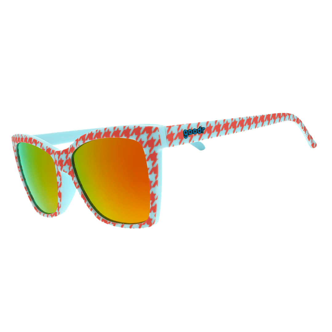"The Truth About Houndstooth" Polarized Pop G Sunglasses