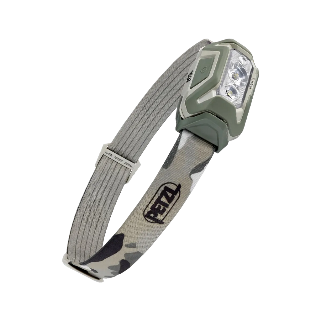 PETZL ARIA 2 RGB Waterproof headlamp 450 lumens Camo