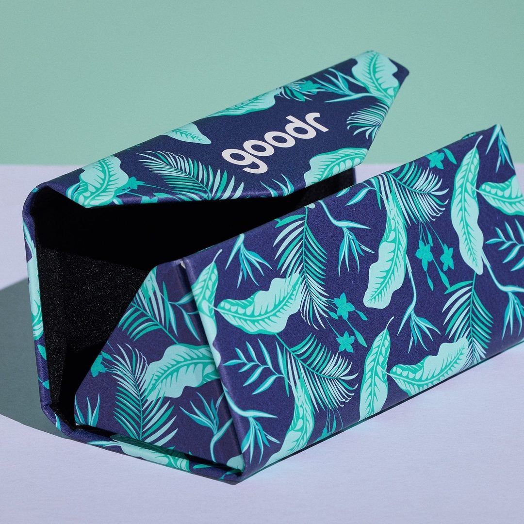 "Enter The Fold” Folding Sunglasses Case