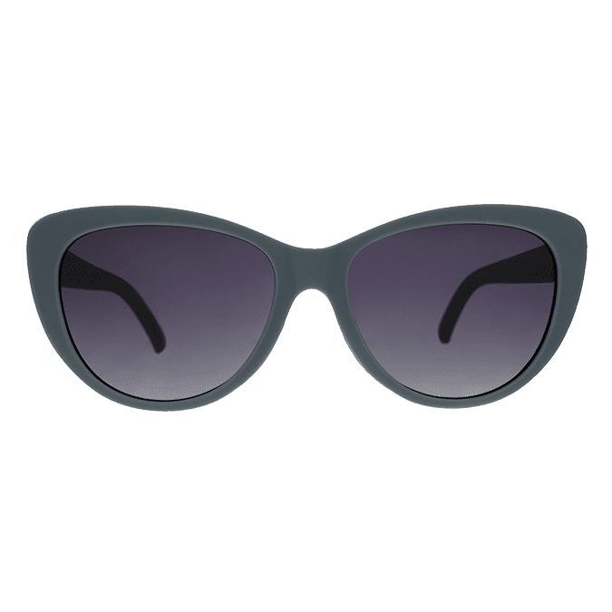 "Not Gray, Diet Black" Glam G Polarized Sunglasses