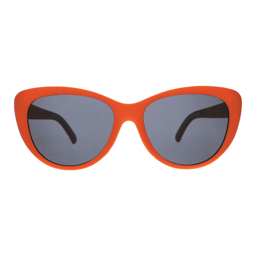 "Ties Cherry Stem With Tongue" Orange Glam G Polarized Sunglasses