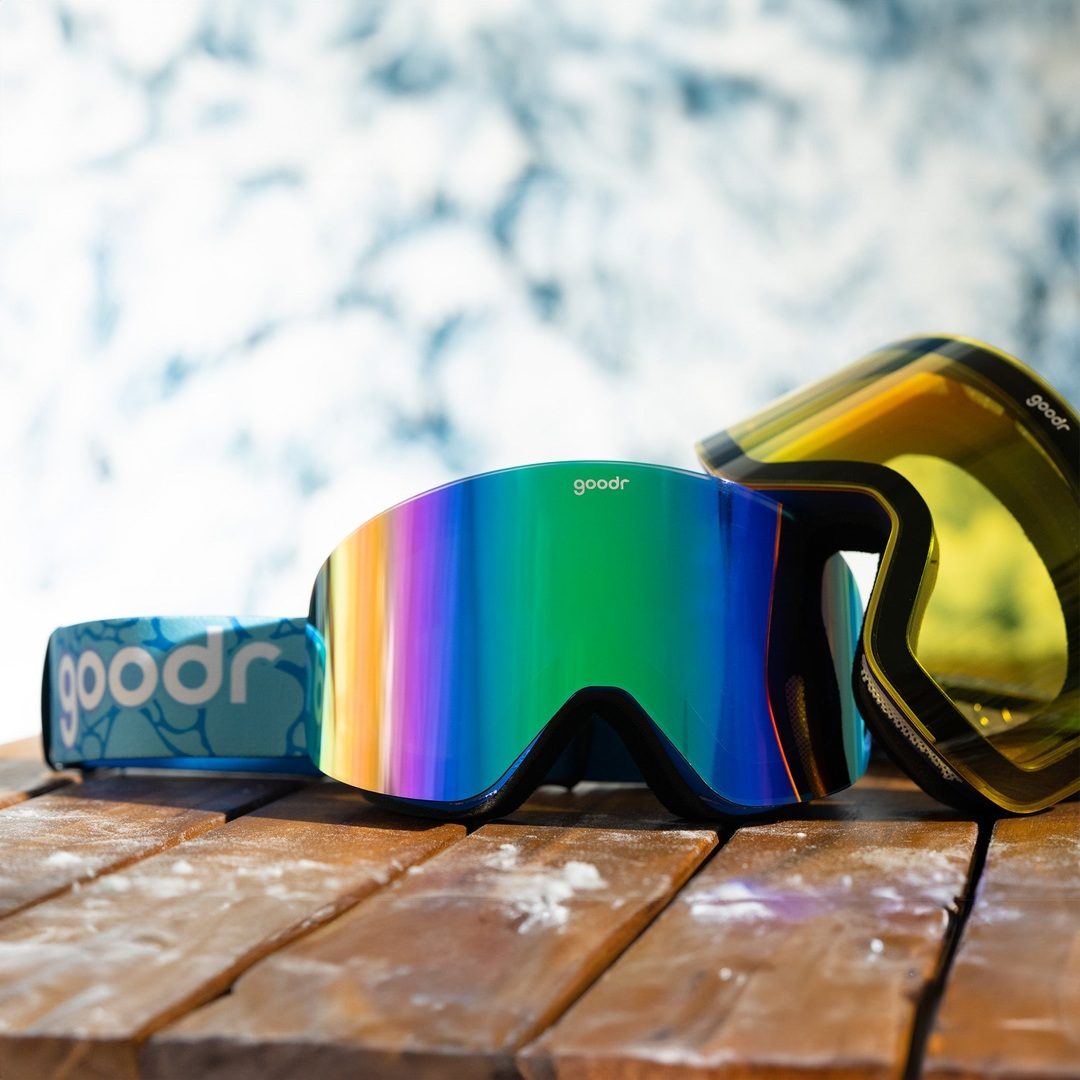 "Cold-Blooded Lodge Lizard” Limited SNOW G Polarized Goggles