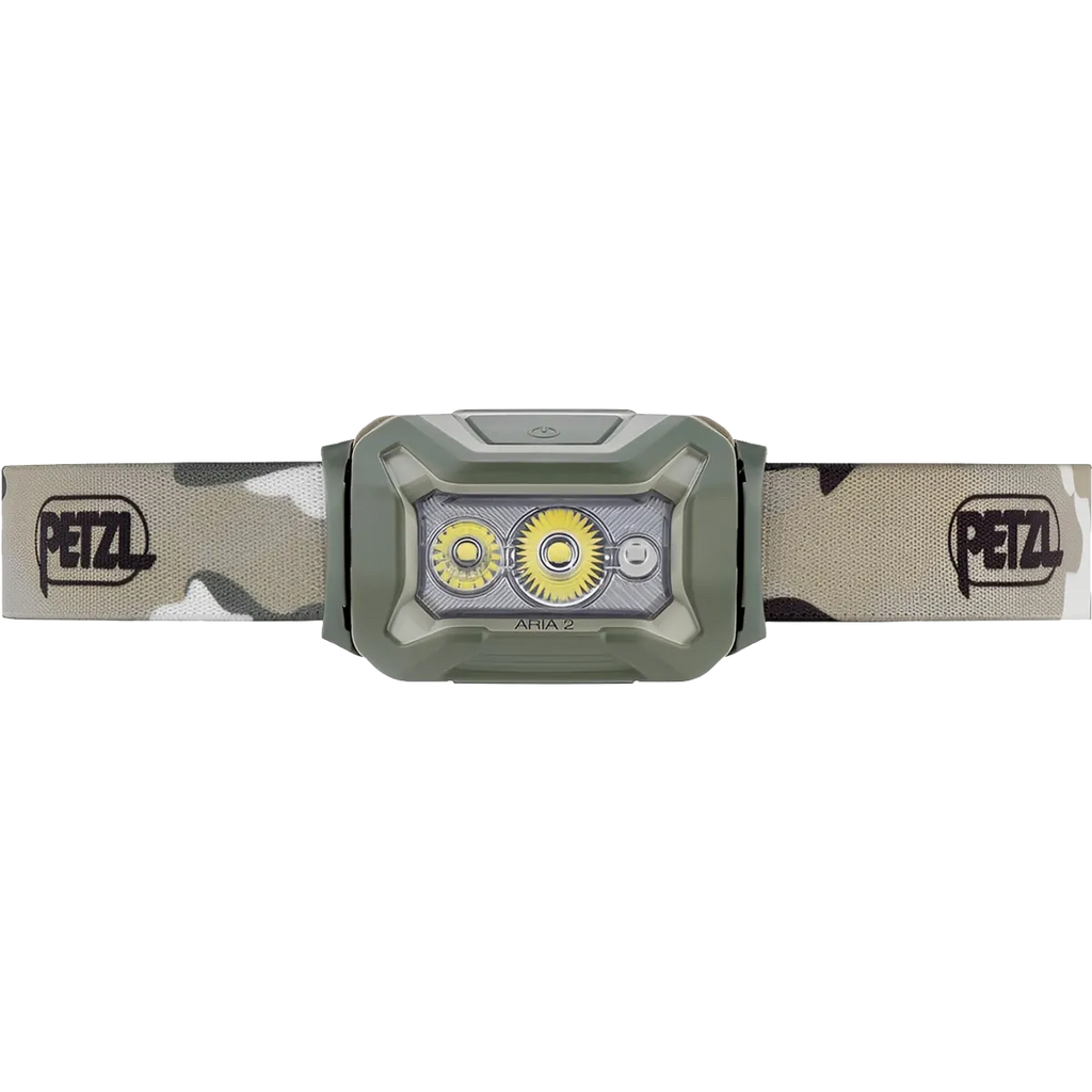 PETZL ARIA 2 RGB Waterproof headlamp 450 lumens Camo