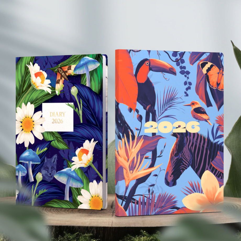 Down the Garden Path - A5 Week-to-View Mid/Academic Year Diary Planner 2025-2026