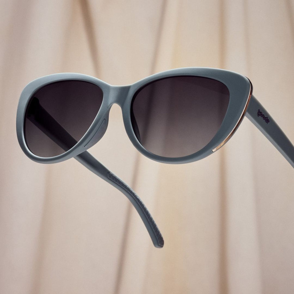 "Not Gray, Diet Black" Glam G Polarized Sunglasses