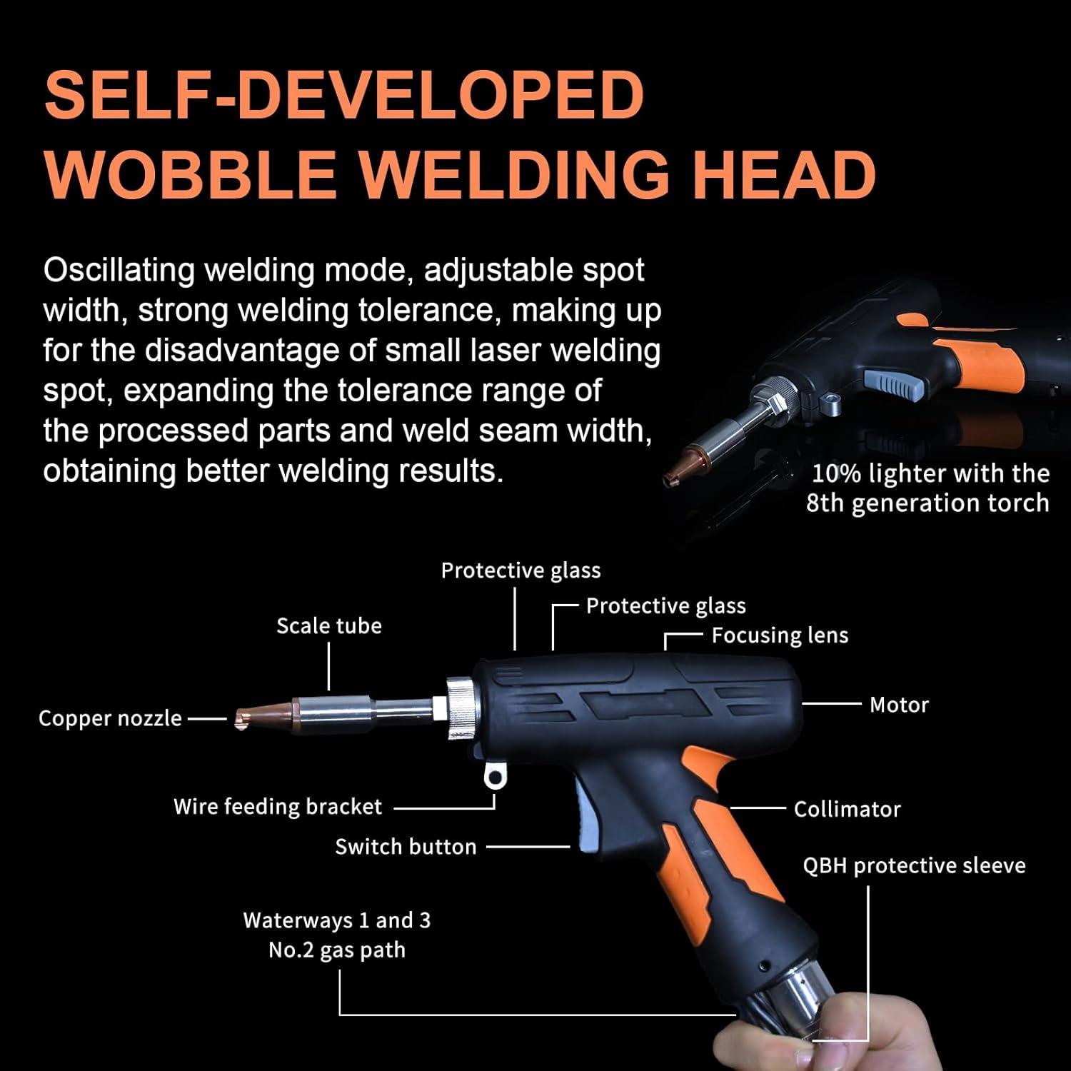 2000W 3-in-1 Handheld Laser Welding Machine : eH20L-MM01