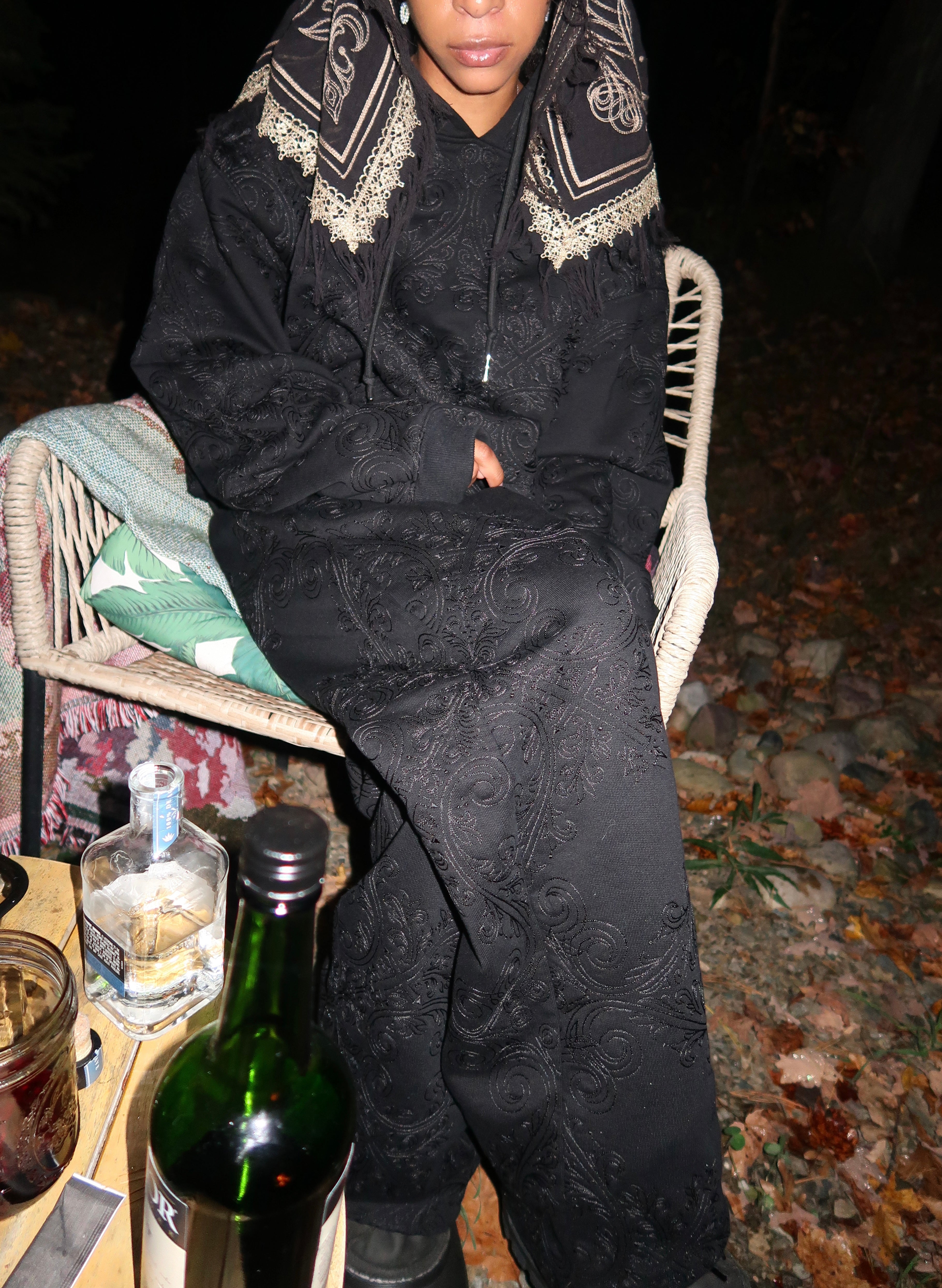 TRANCE SWEATPANTS (BLACK)