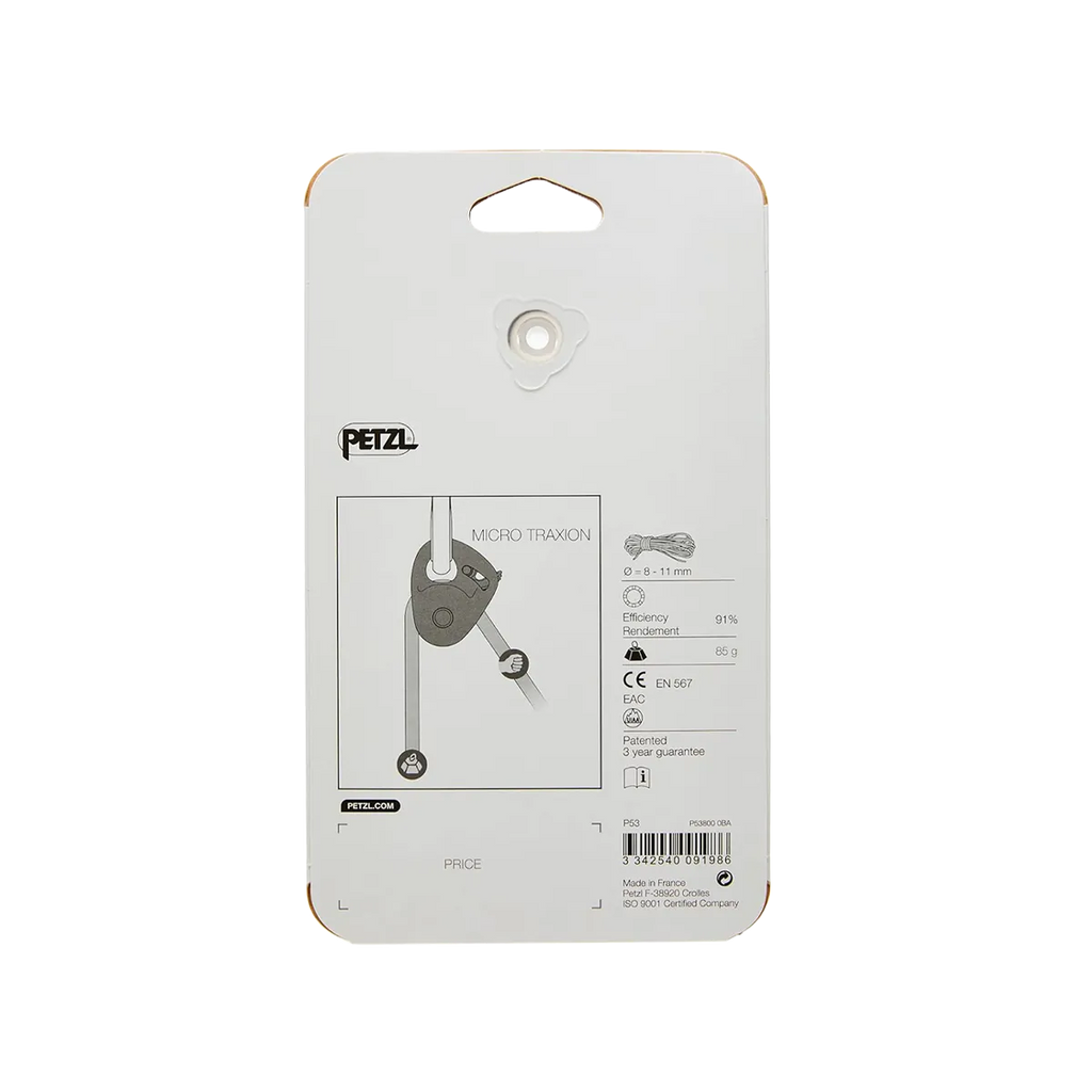 PETZL Carrucola Bloc Micro Traxion Blocker Pulley