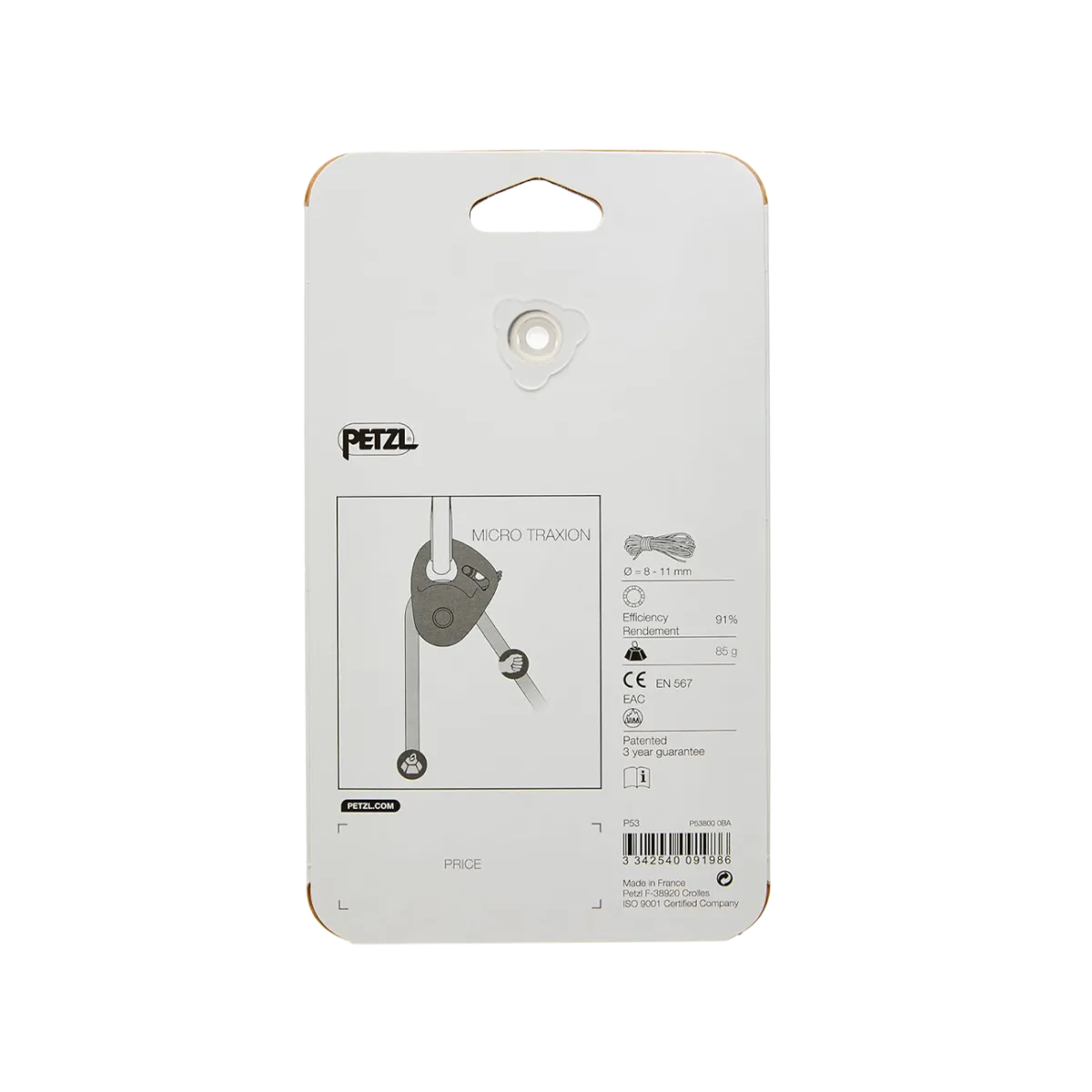 PETZL Carrucola Bloc Micro Traxion Blocker Pulley
