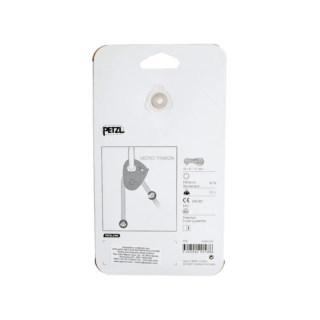 PETZL Carrucola Bloc Micro Traxion Blocker Pulley