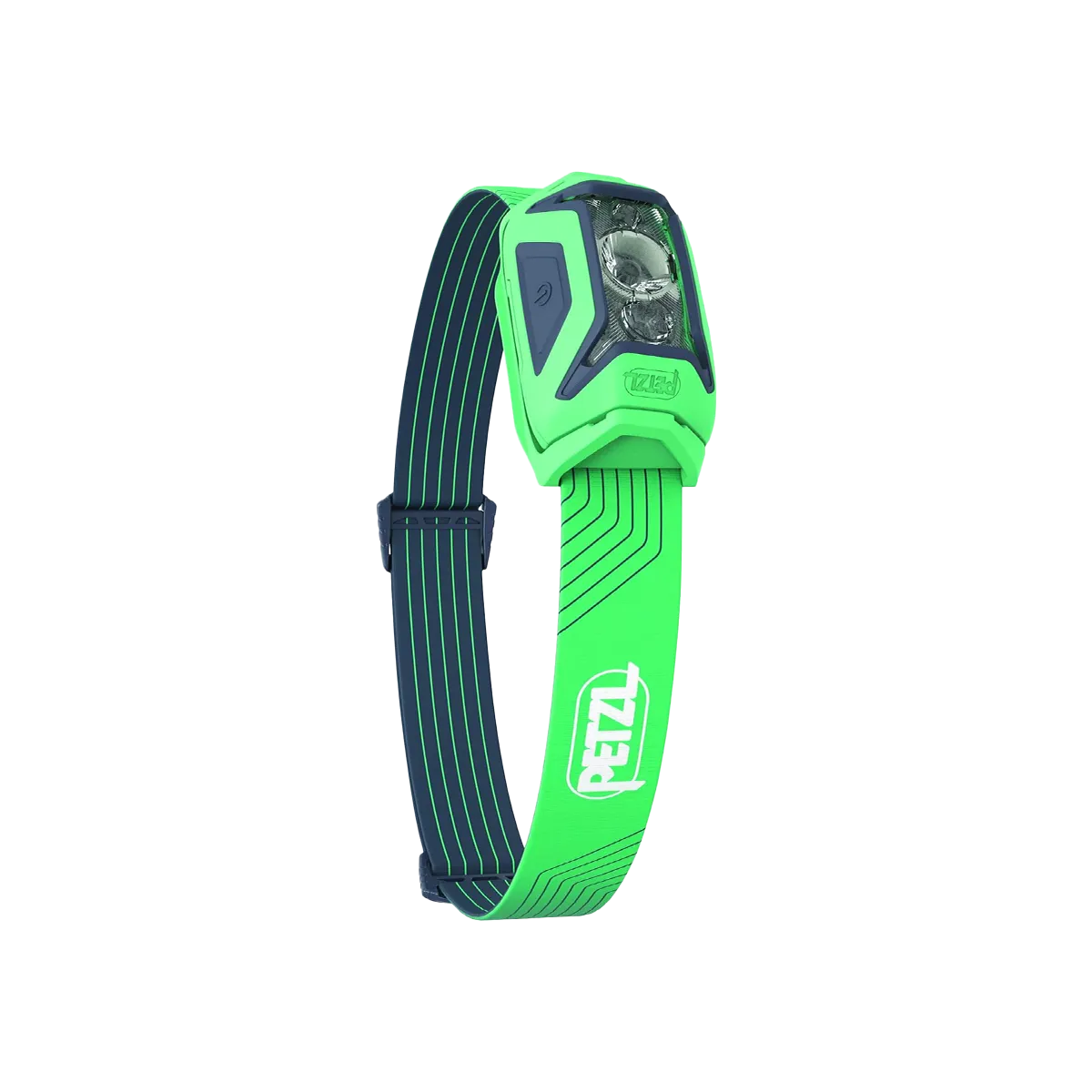 PETZL ACTIK Headlamp 450 Lumen Light with Red Lighting - Green