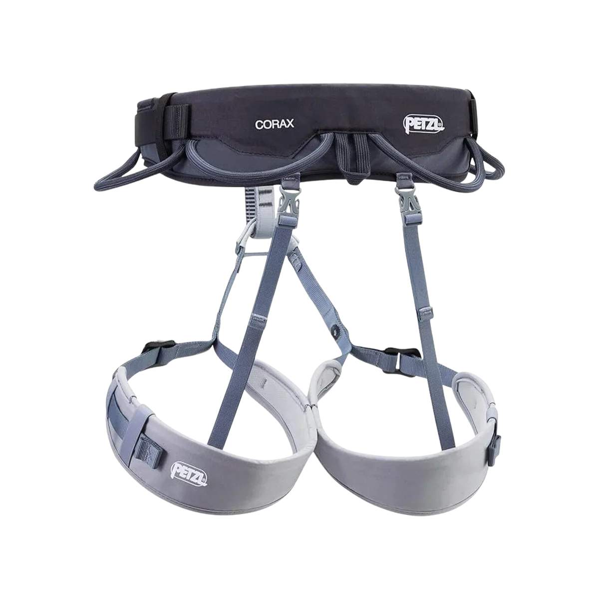 PETZL CORAX Climbing Harness Dark Gray Size 2