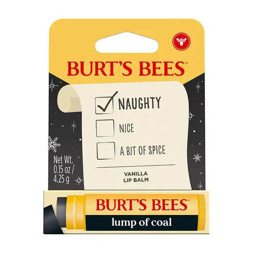 BURT'S BEES HOLIDAY LUMP OF COAL LIP BALM (0.15 OZ TUBE)