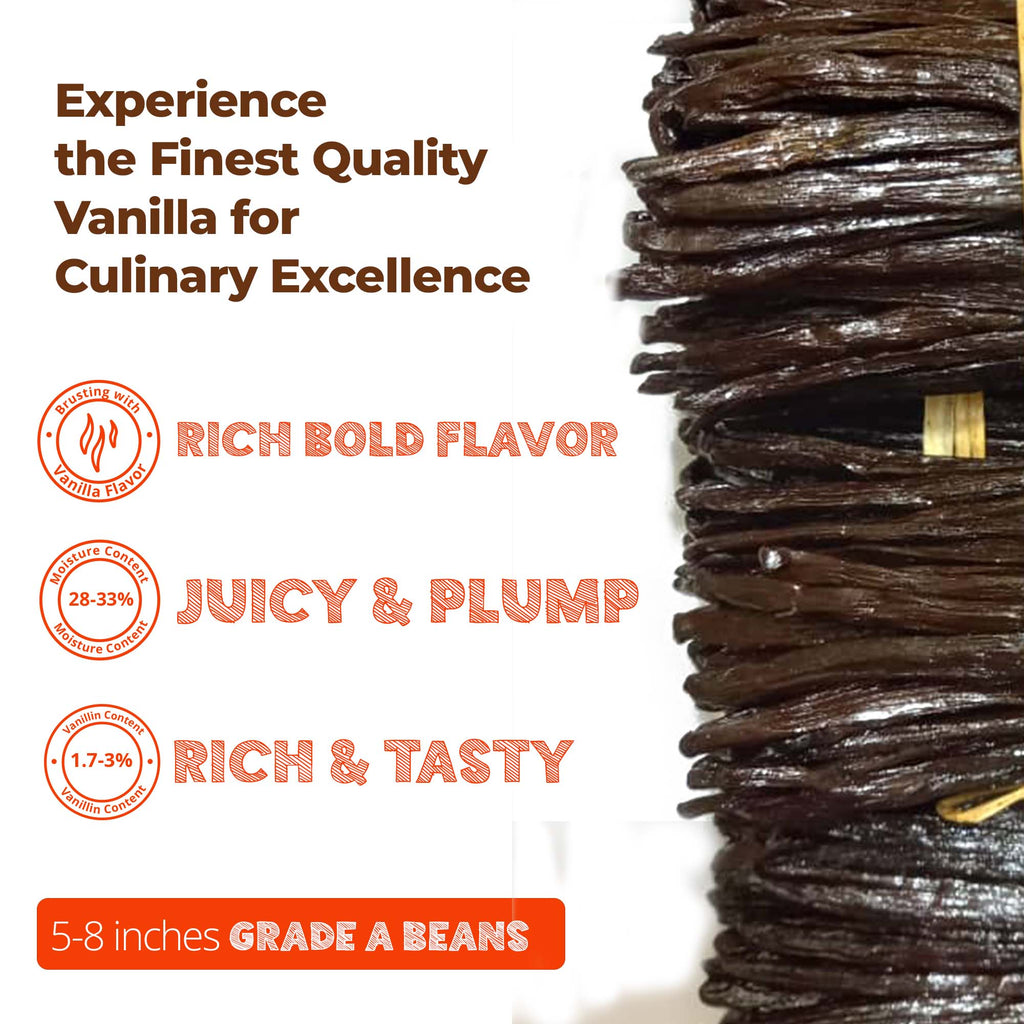 SPECIAL !! Premium Wholesale Bulk Ugandan Vanilla Beans Grade-A Superior Quality for Exquisite Culinary Creations