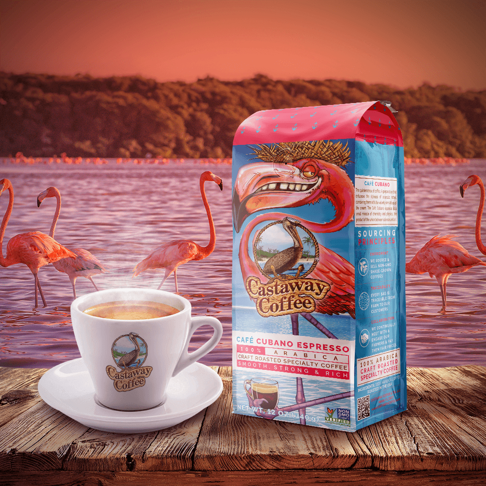 Castaway Coffee Café Cubano Nespresso Capsule 60 Count