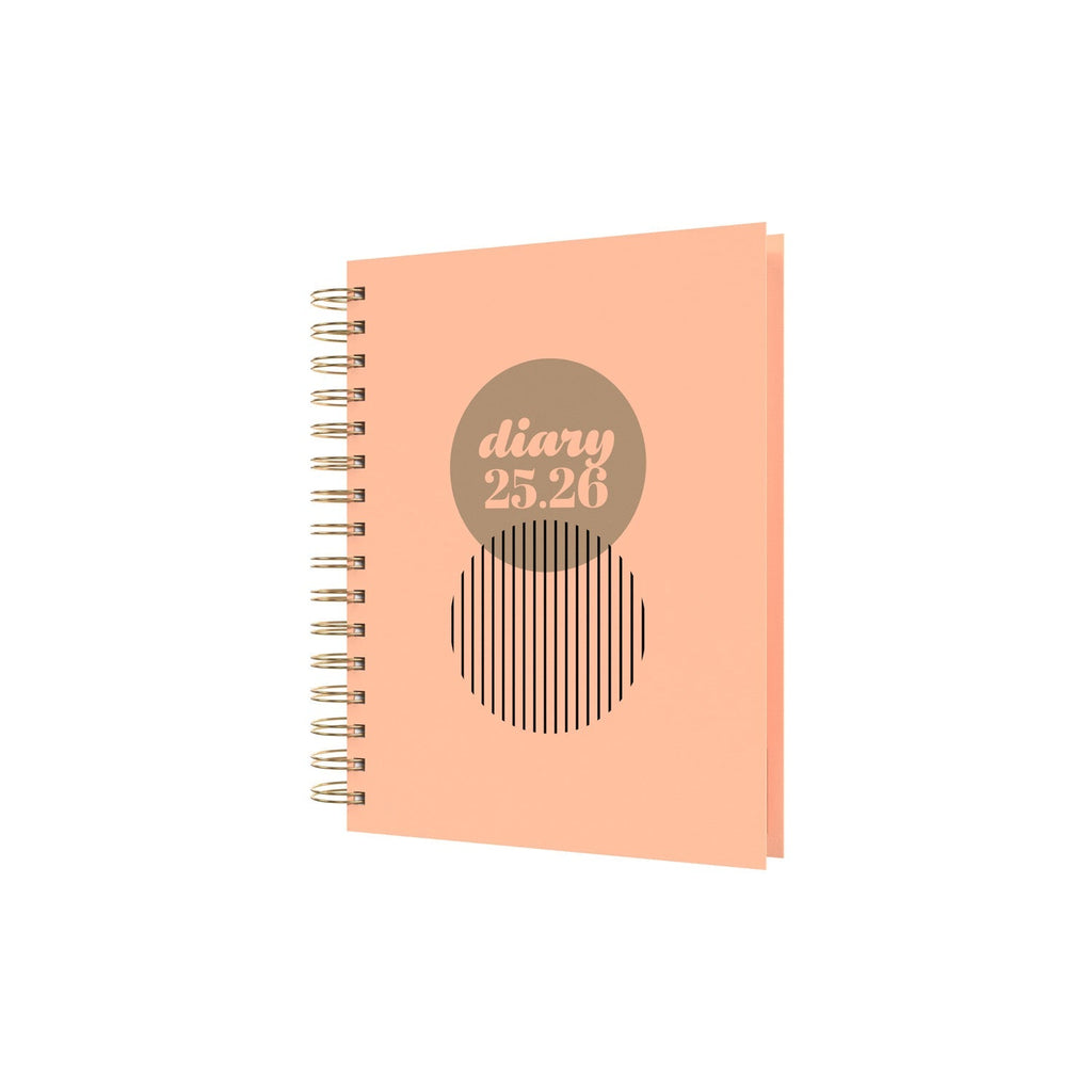 Scandi - A5 Day-to-Page Mid/Academic Year Diary Planner 2025-2026