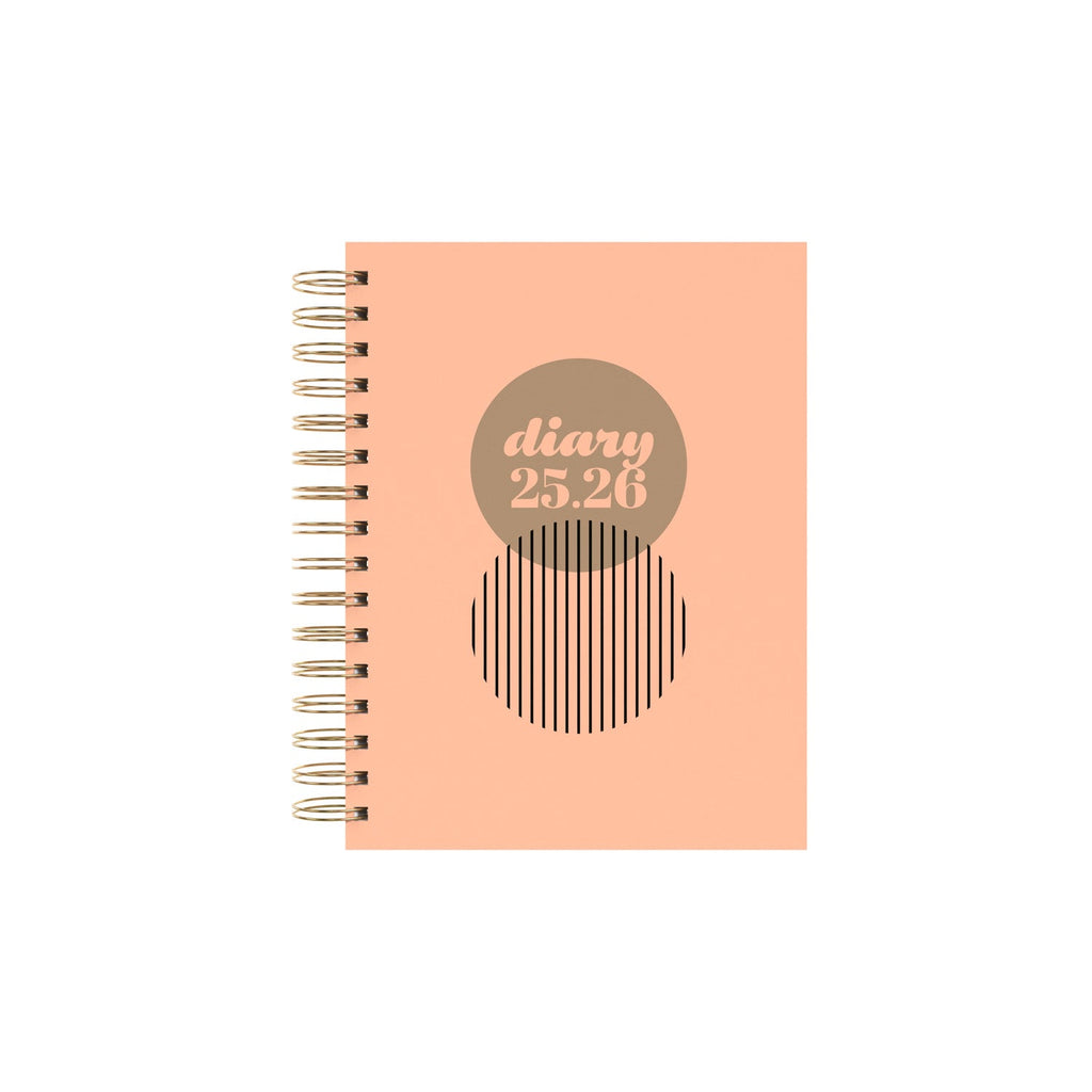 Scandi - A5 Day-to-Page Mid/Academic Year Diary Planner 2025-2026