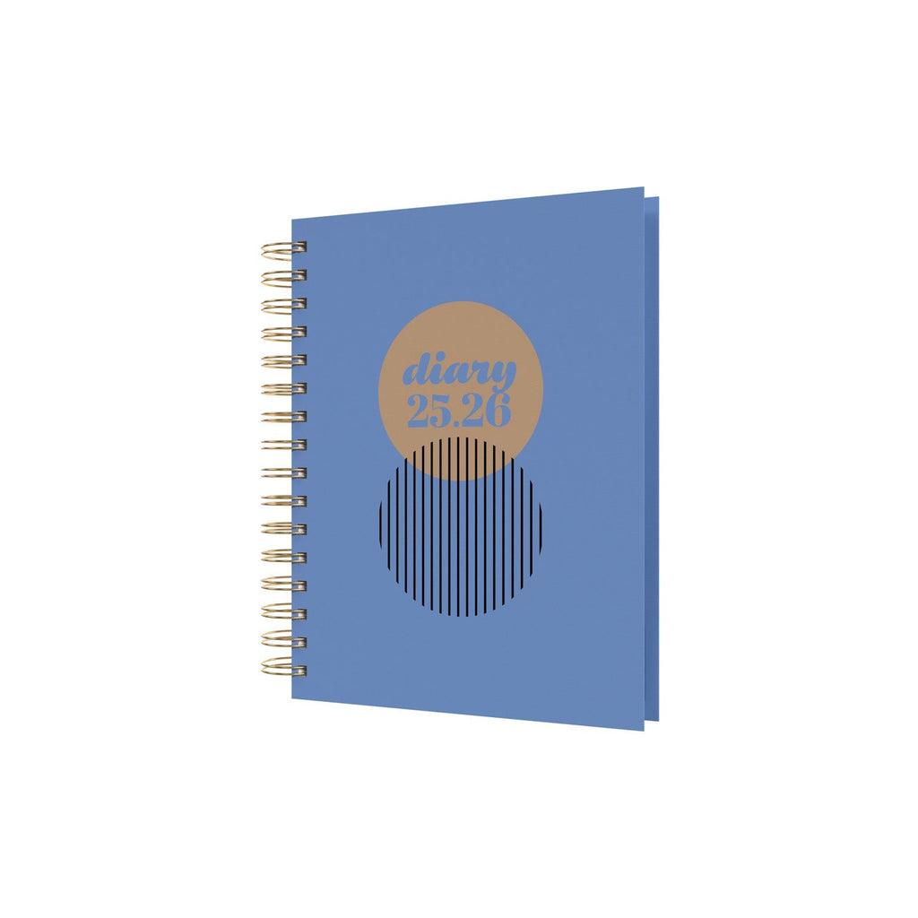 Scandi - A5 Day-to-Page Mid/Academic Year Diary Planner 2025-2026