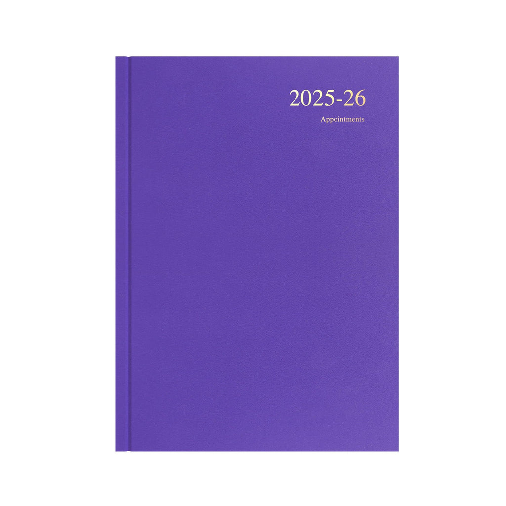 Essentials - A4 Day-to-Page with Appointments Mid/Academic Year Diary Planner 2025-2026