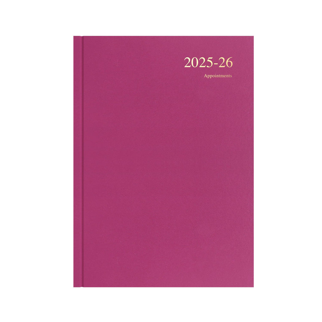 Essentials - A4 Day-to-Page with Appointments Mid/Academic Year Diary Planner 2025-2026