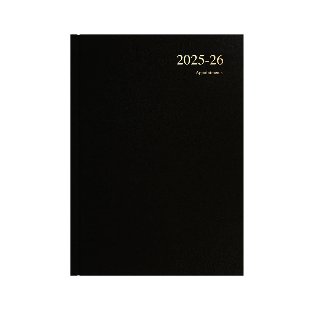 Essentials - A4 Day-to-Page with Appointments Mid/Academic Year Diary Planner 2025-2026