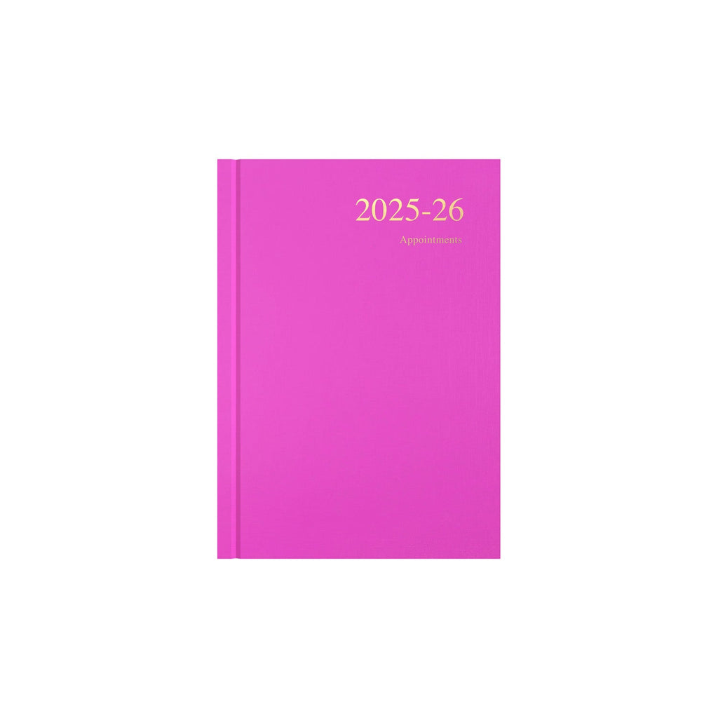 Essentials - A5 Day-to-Page with Appointments Mid/Academic Year Diary Planner, July 2025 - July 2026