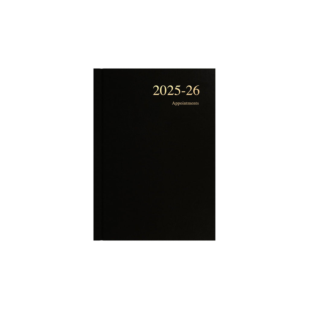 Essentials - A5 Day-to-Page with Appointments Mid/Academic Year Diary Planner, July 2025 - July 2026
