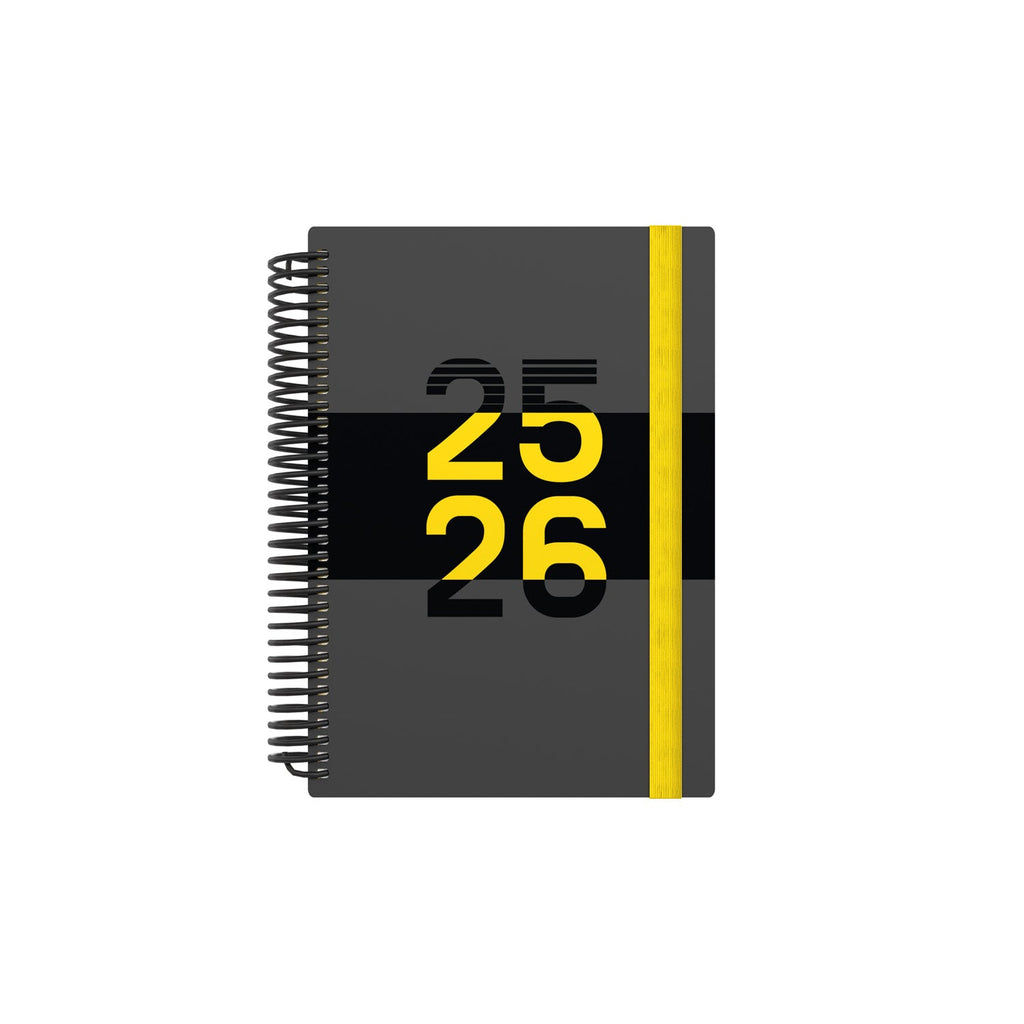 Delta - A5 Day-To-Page with Appointments Mid/Academic Year Planner 2025-2026