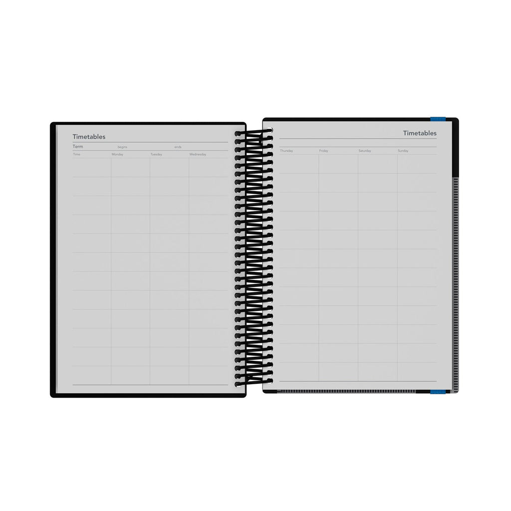 Delta - A5 Day-To-Page with Appointments Mid/Academic Year Planner 2025-2026