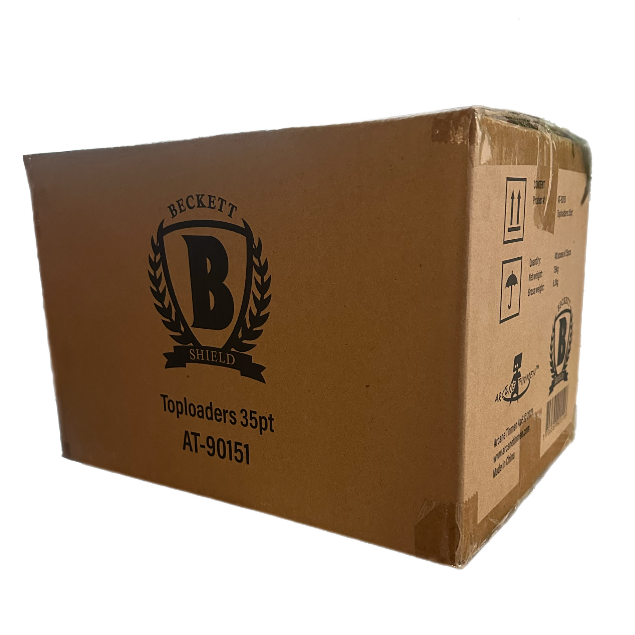 Beckett Shield Supplies - Toploaders Case (1,000 Top Loaders)