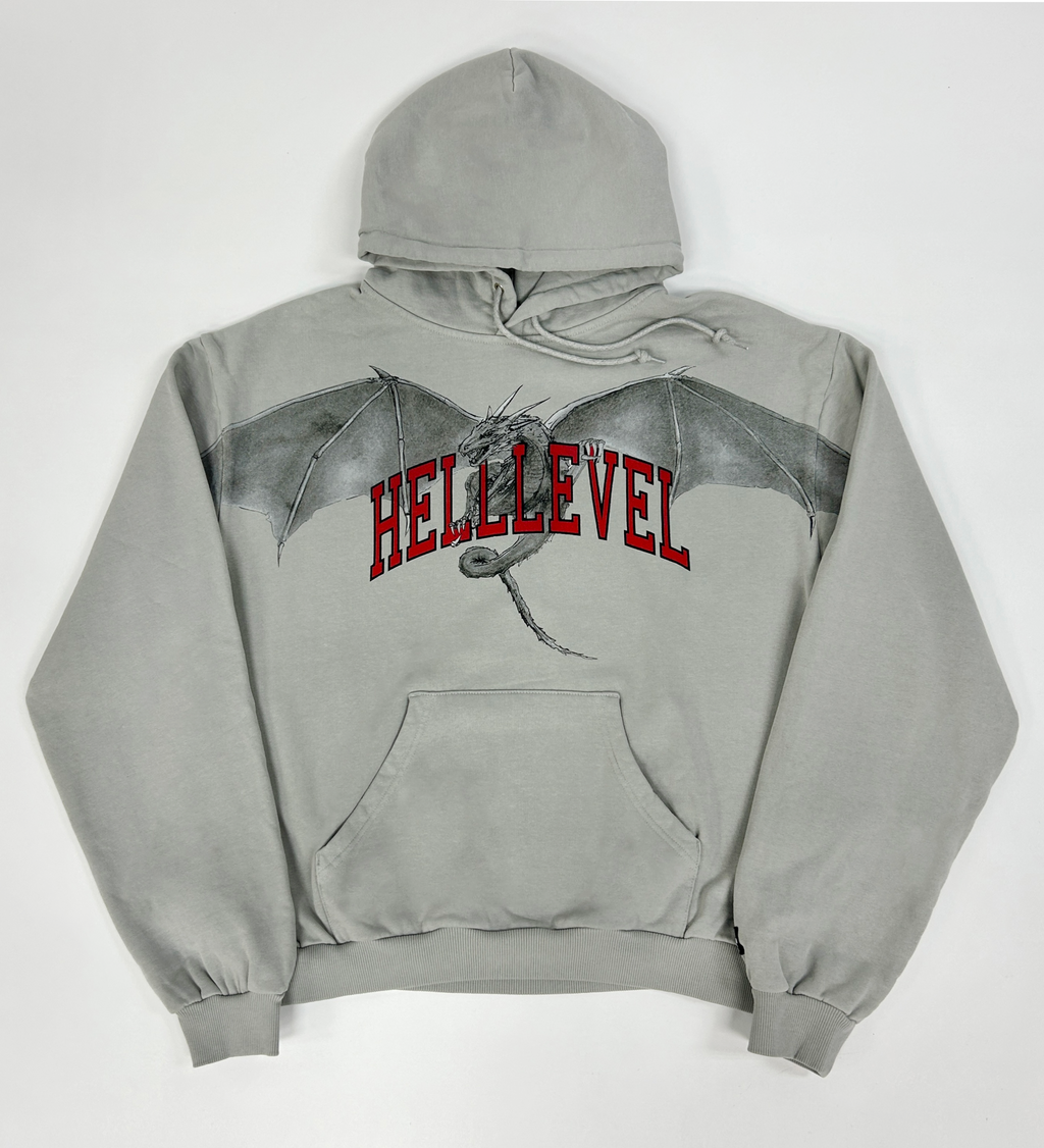 DRAGON HOODIE (GREY)
