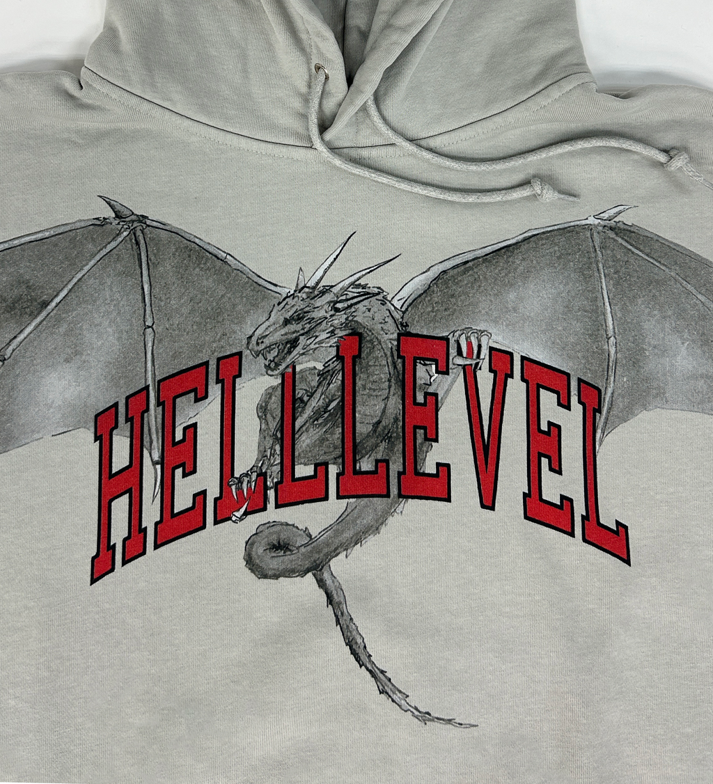 DRAGON HOODIE (GREY)