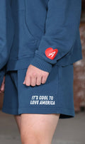 Embroidered Shorts | It's Cool To Love America™