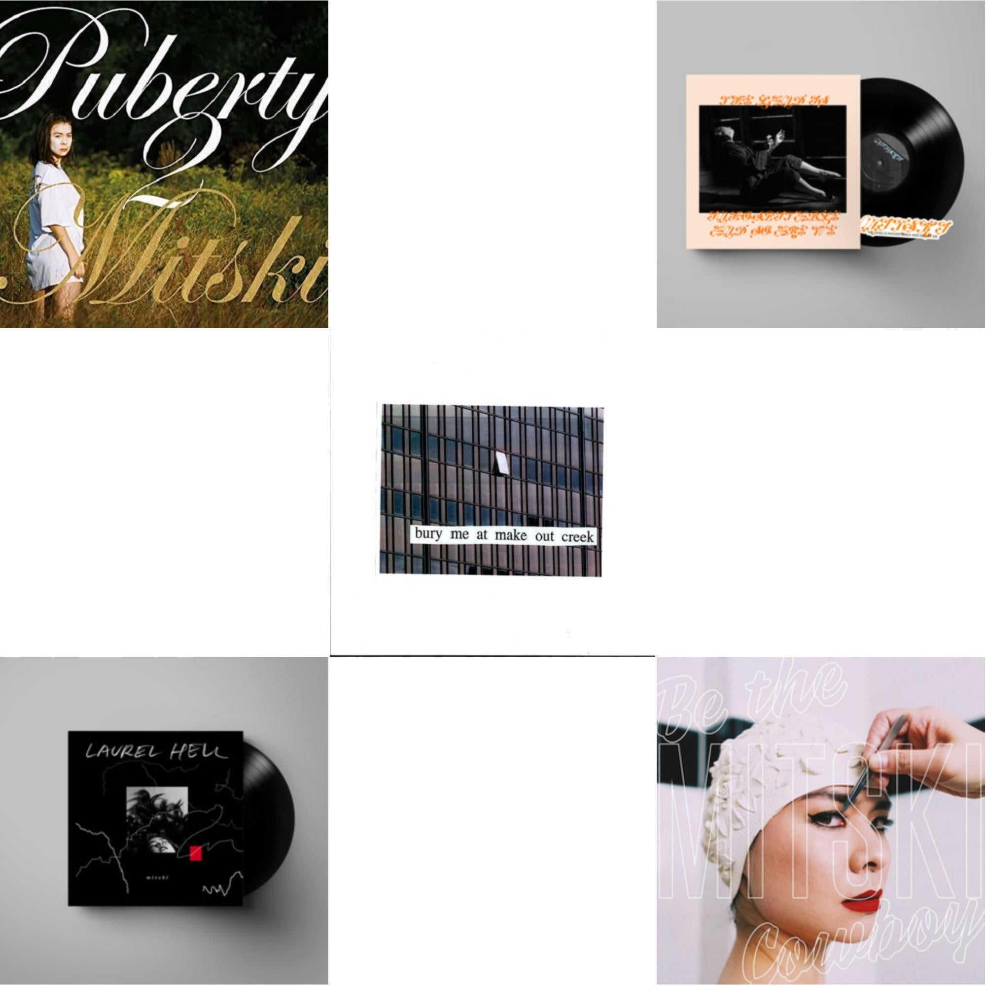 Mitski - Bury Me At Makeout Creek & Puberty 2 & Be The Cowboy & Laurel Hell & Land Is Inhospitable & So Are We - LP Vinyl Bundle