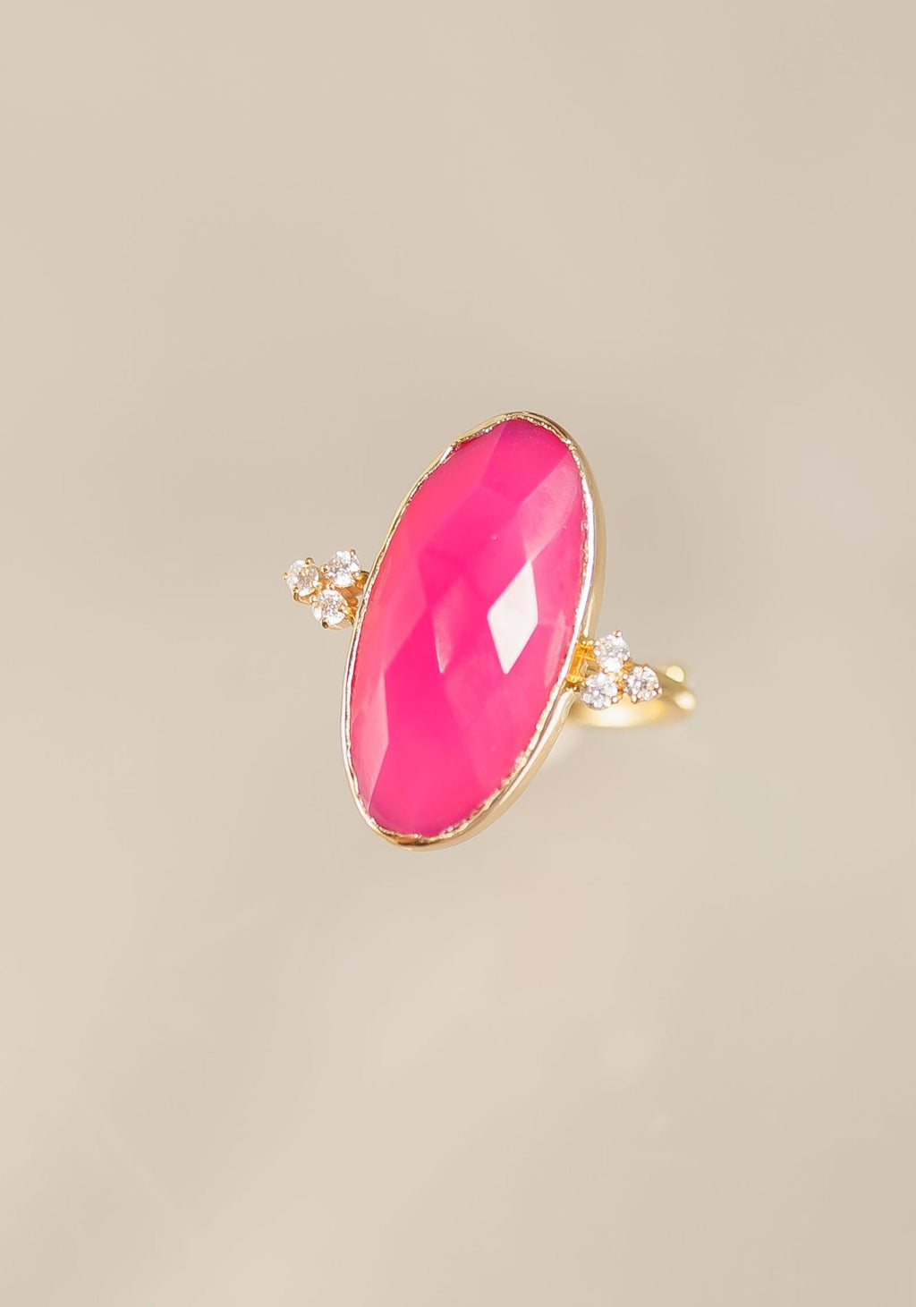 The Evelyn Ring Fuchsia