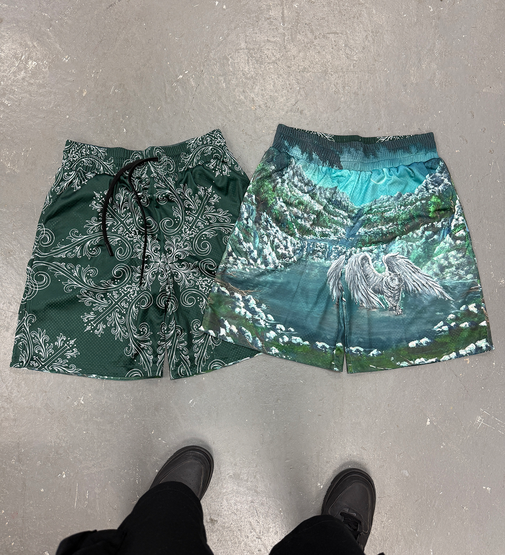 GODREALM-TRANCE SHORTS