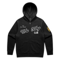 Shaolin Sluggers Zip Hoodie - Black