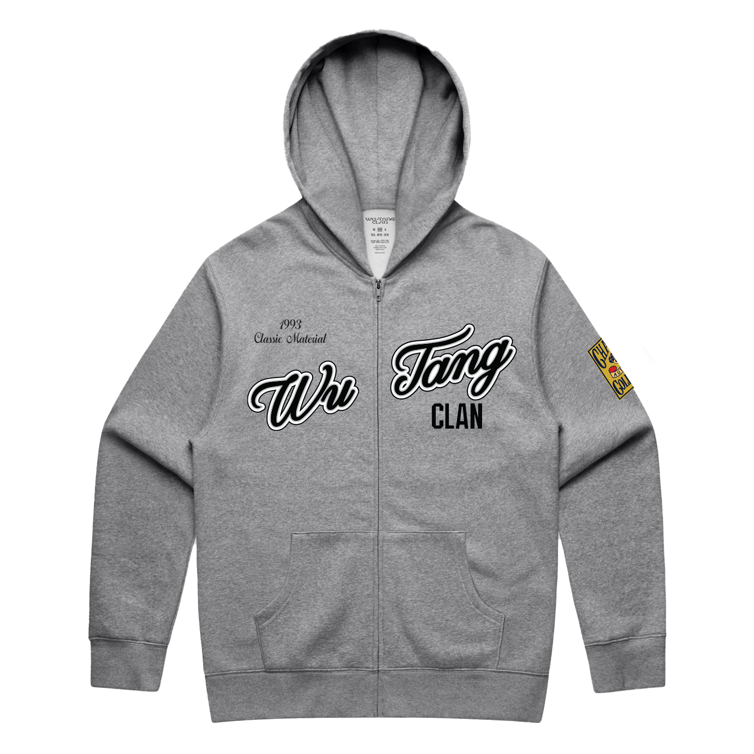 Shaolin Sluggers Zip Hoodie - Heather Gray