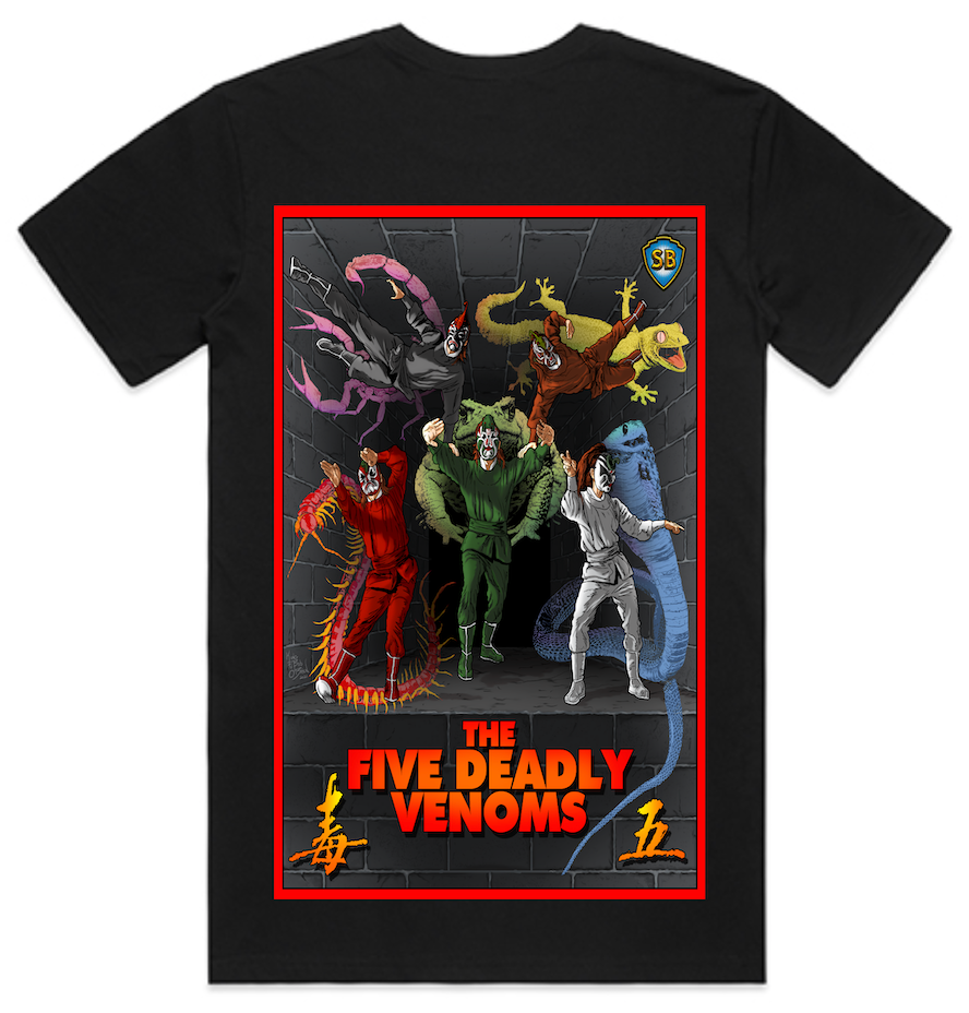The Five Deadly Venoms Tee