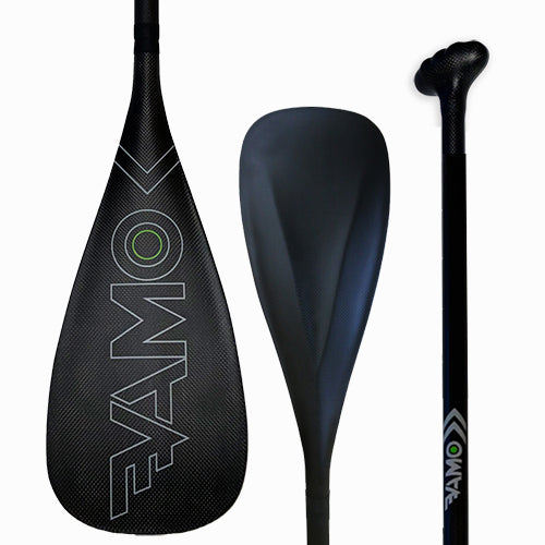 Full Carbon Adjustable Paddle with ABS Edge  - SR71 Black