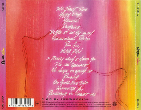 Nine (CD) | Near Mint (NM) Near Mint (NM)