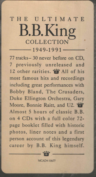 King Of The Blues (4xCD BOX) | Near Mint (NM) Excellent+ (EX+)