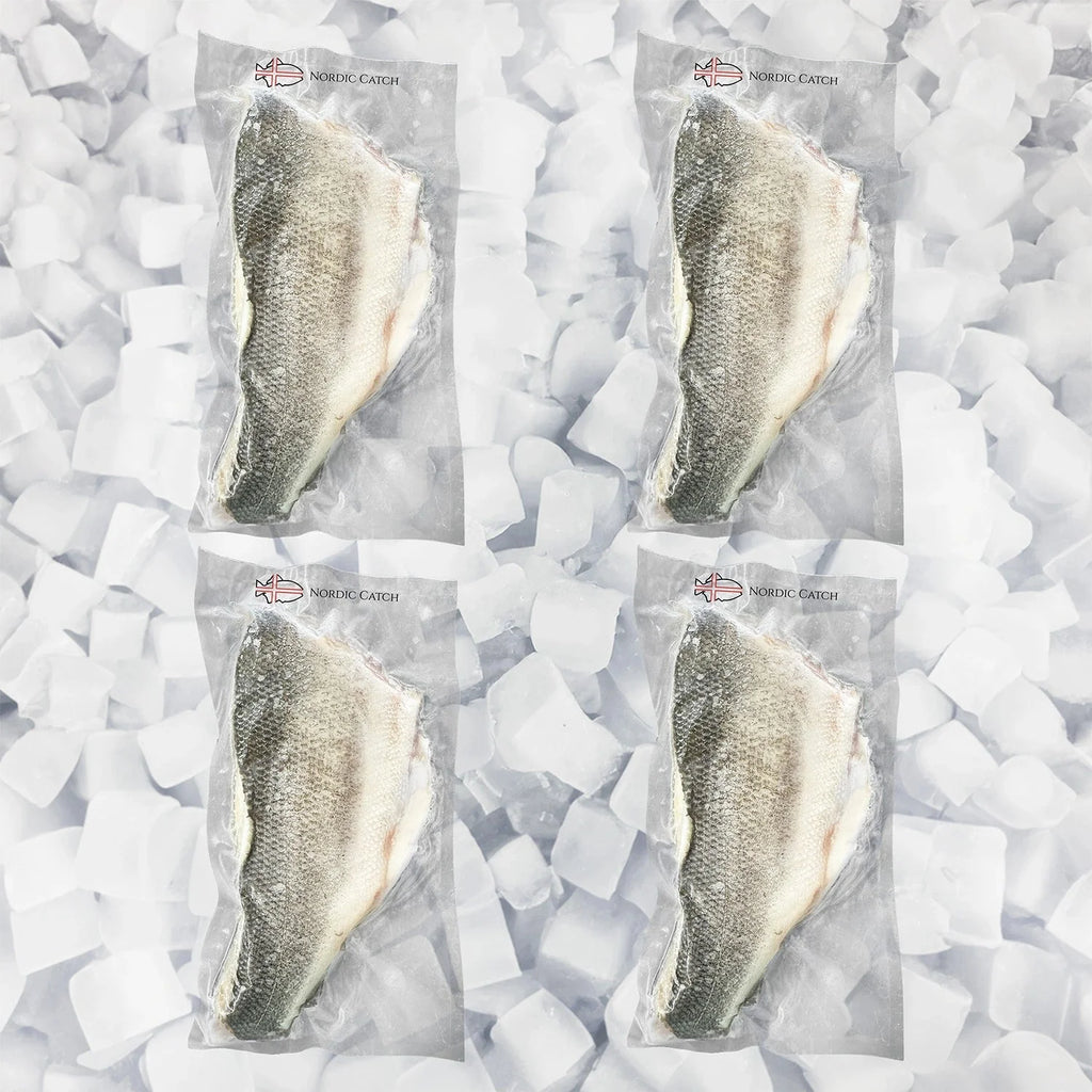 Branzino Fillet 2 x Portions per Pack, Skin On (Bulk Case)