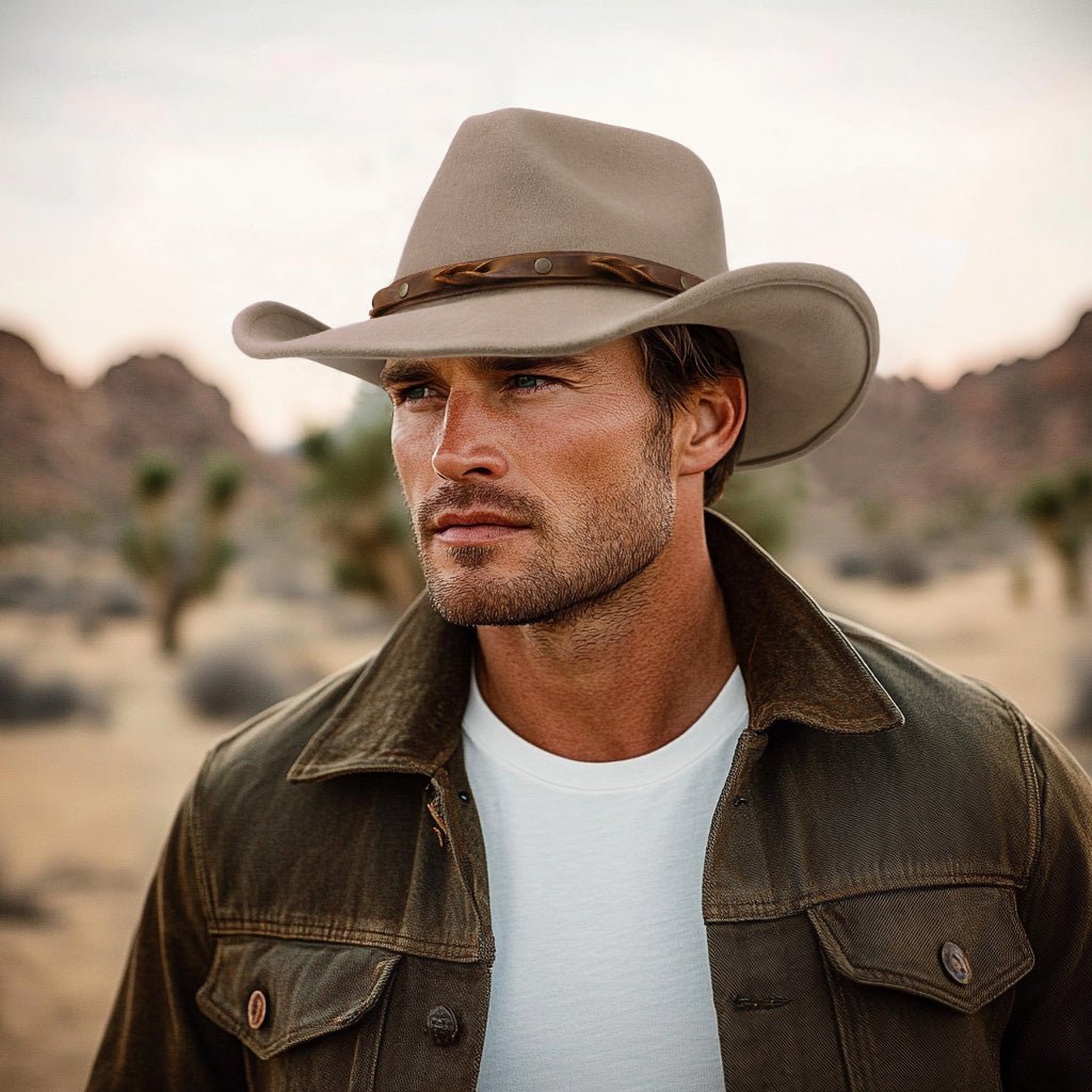 Driftwood Tan Felt Cowboy Hat