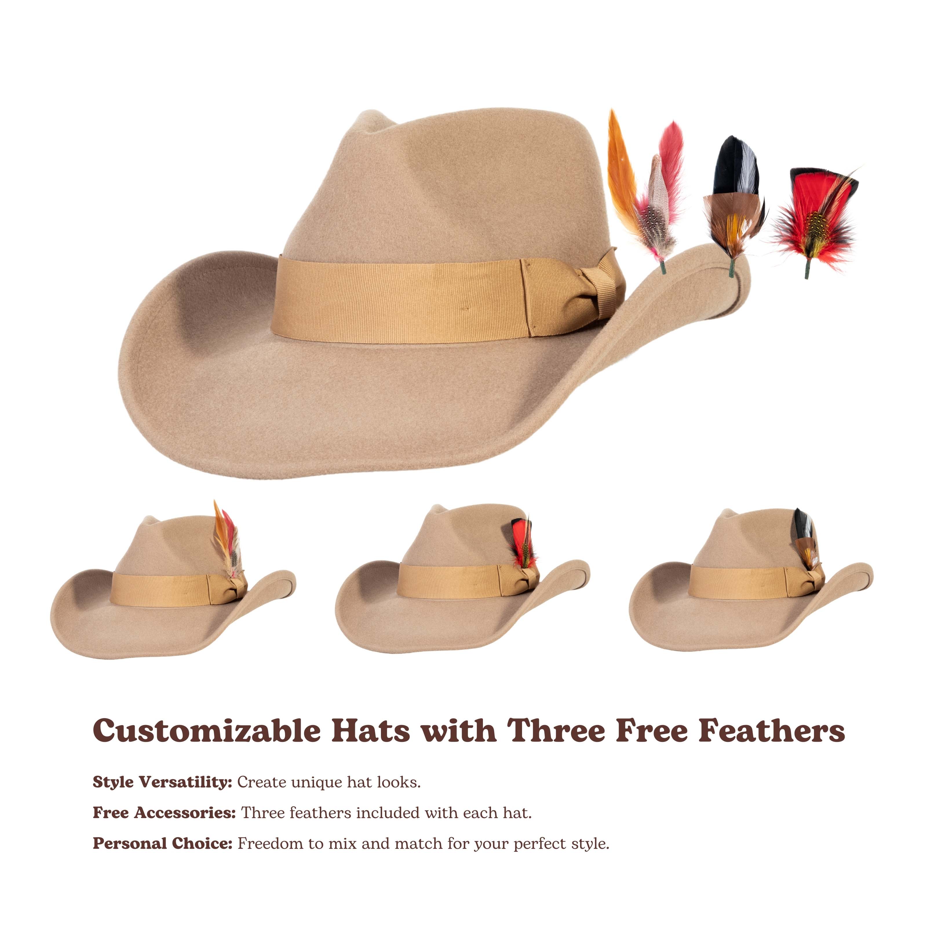 Dune Sand Felt Cowboy Hat