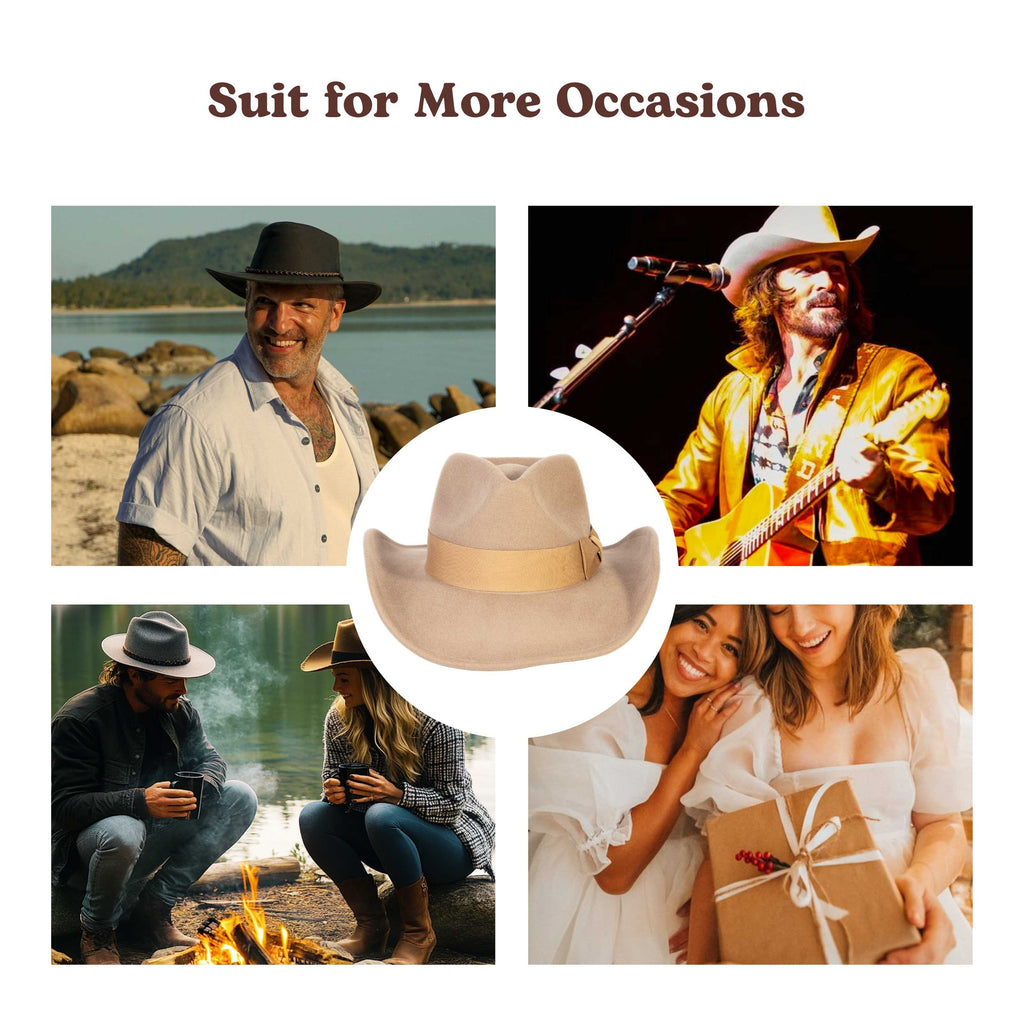 Dune Sand Felt Cowboy Hat
