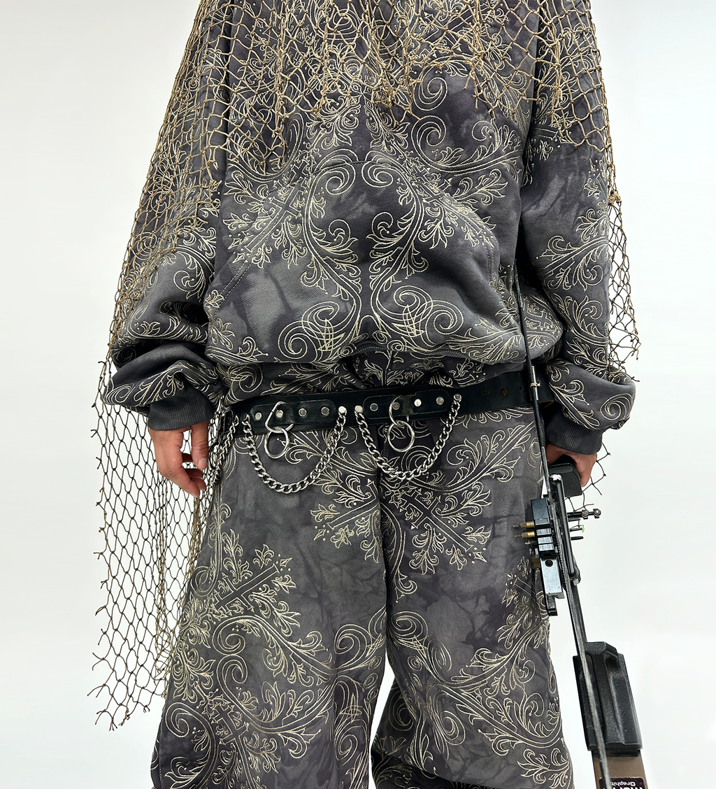 TRANCE HOODIE (OBSIDIAN & GOLD)