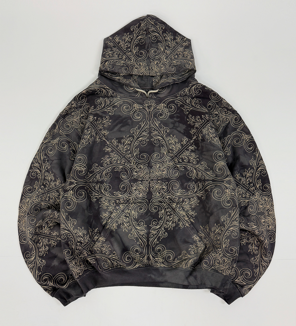 TRANCE HOODIE (OBSIDIAN & GOLD)